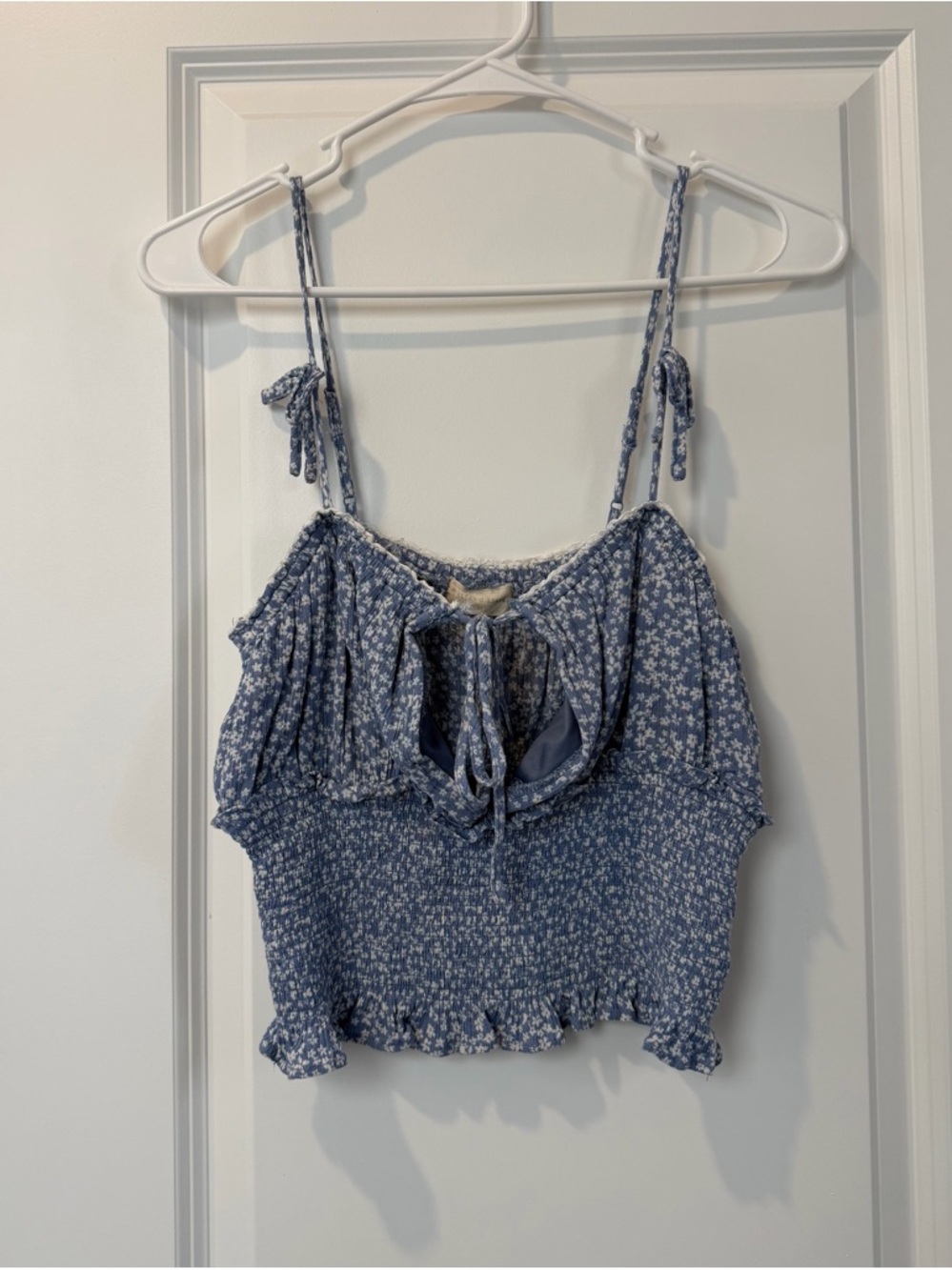 Blue Floral Cami Top